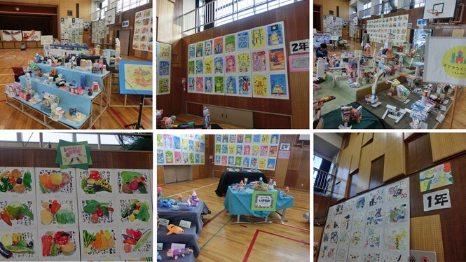 図工展　低学年の作品