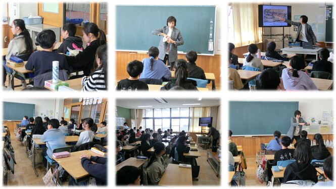 防災学習の様子