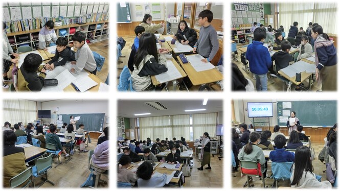 自己表現力向上出前授業の様子