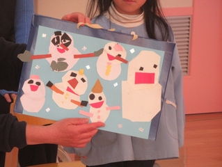 誕生会のプレゼントの写真