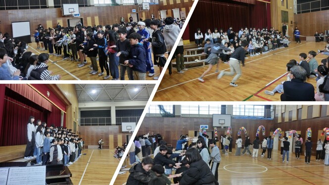 6年生を送る会（後半）の様子