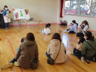 ひよこ組、ぱんだ組親子の写真