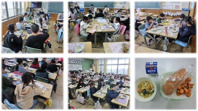 給食の様子