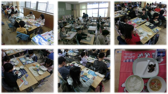 給食の様子
