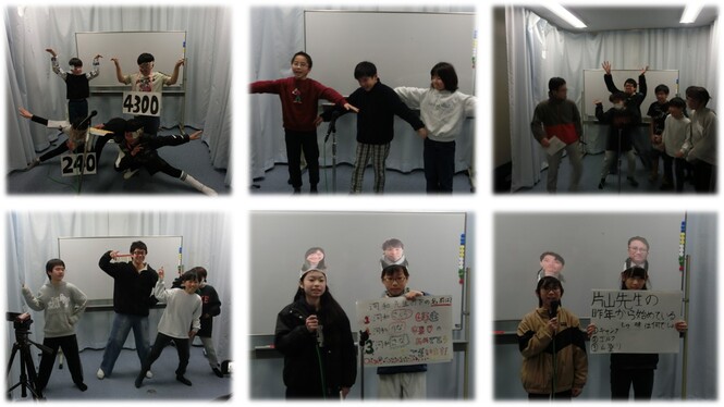 6年生を送る会の様子
