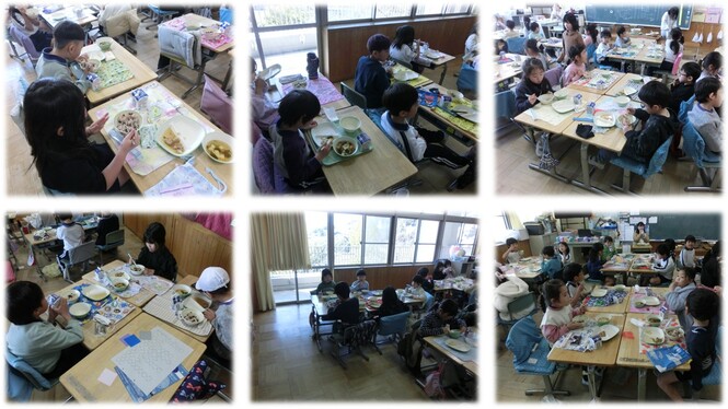 給食の様子
