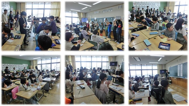 参観懇談会の様子