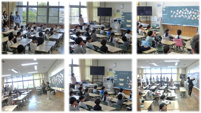参観懇談会の様子