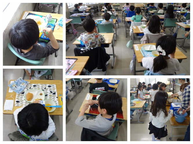 給食の様子