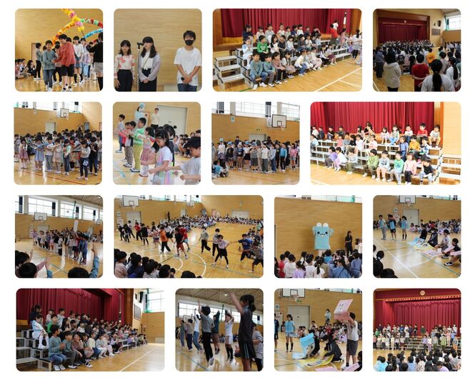「1年生を迎える会」の様子