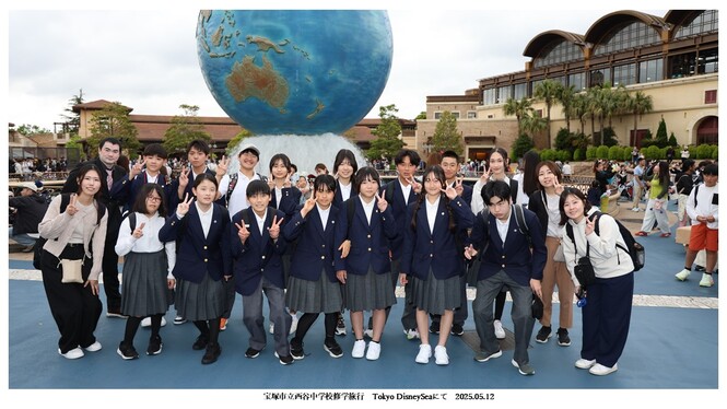 ディズニーシー見学の様子