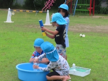 水遊び