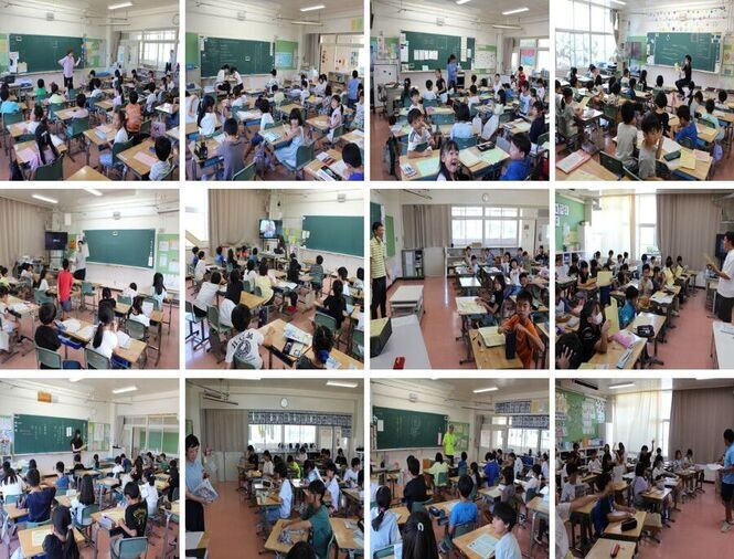 1学期終業式の日の様子