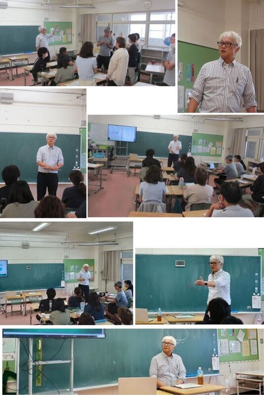 俵原先生をお招きしての職員研修の様子