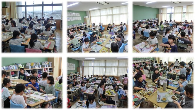 給食の様子
