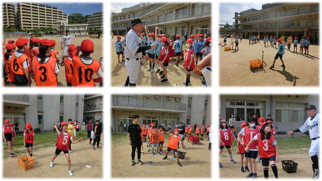 阪神タイガース特別授業の様子