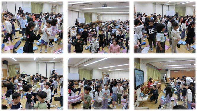 音楽会の練習の様子