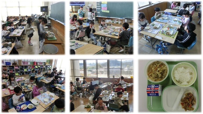 給食の様子