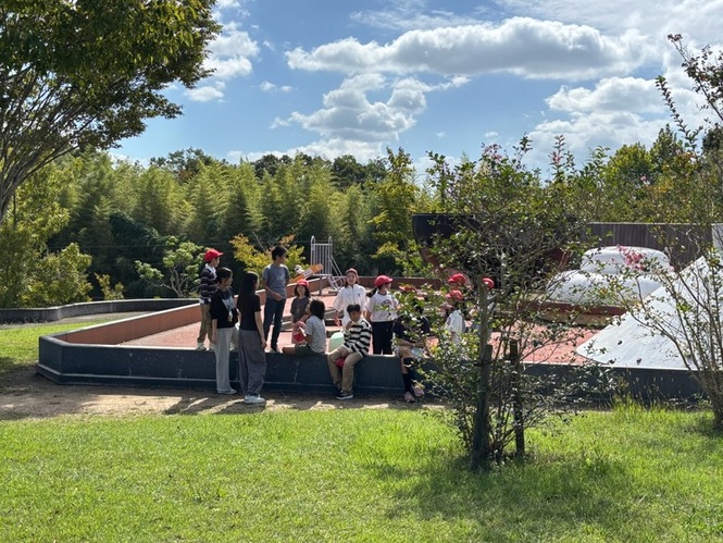 有馬富士公園でお弁当をいただきました。