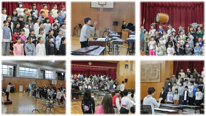 特別合唱指導の様子