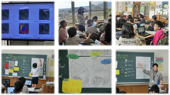 5年生の研究授業の様子