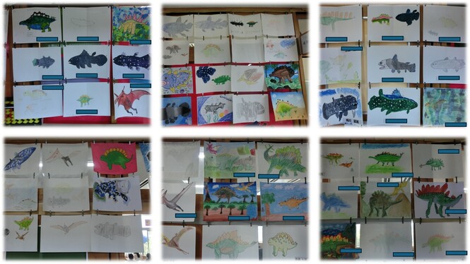 4年生の廊下掲示