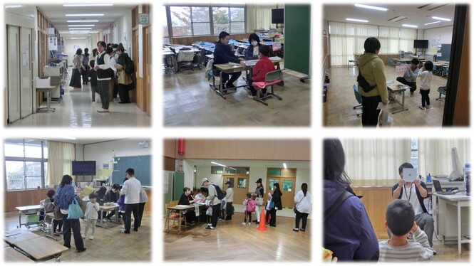 就学時健康診断の様子