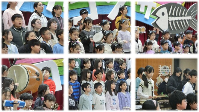 長尾っ子コンサート児童鑑賞日第二部の様子