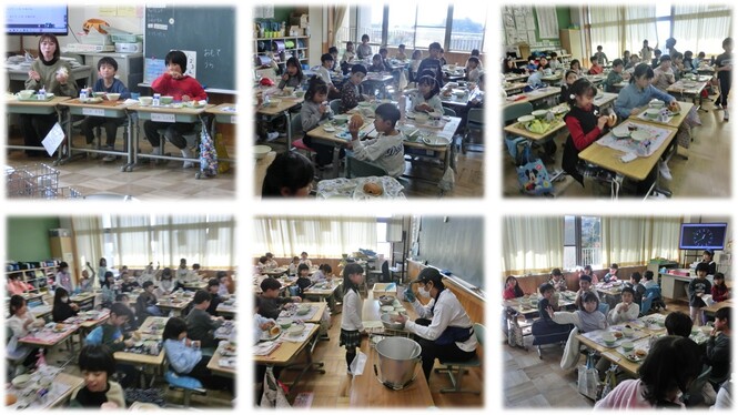 アンパンマンにちなんだ給食