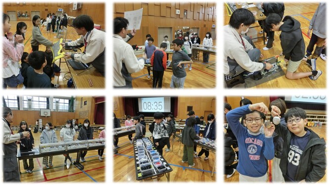 ダイハツモノ作り体験授業の様子