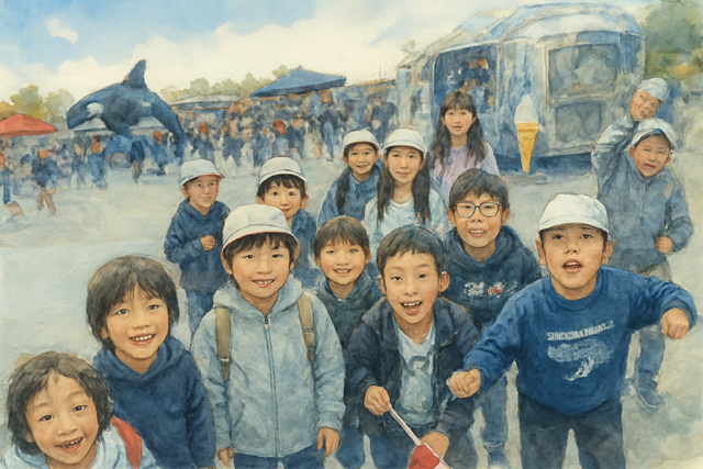 到着！集合写真（イメージ）