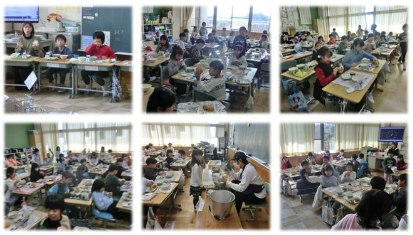 アンパンマン給食の様子