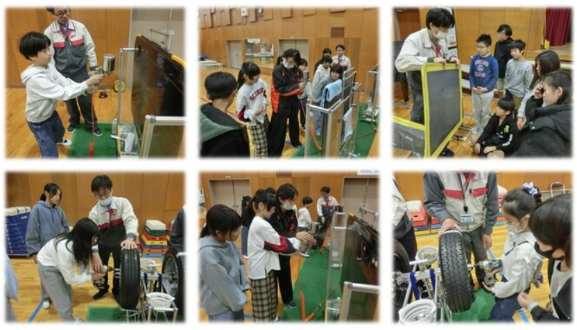 ダイハツモノ作り体験の様子