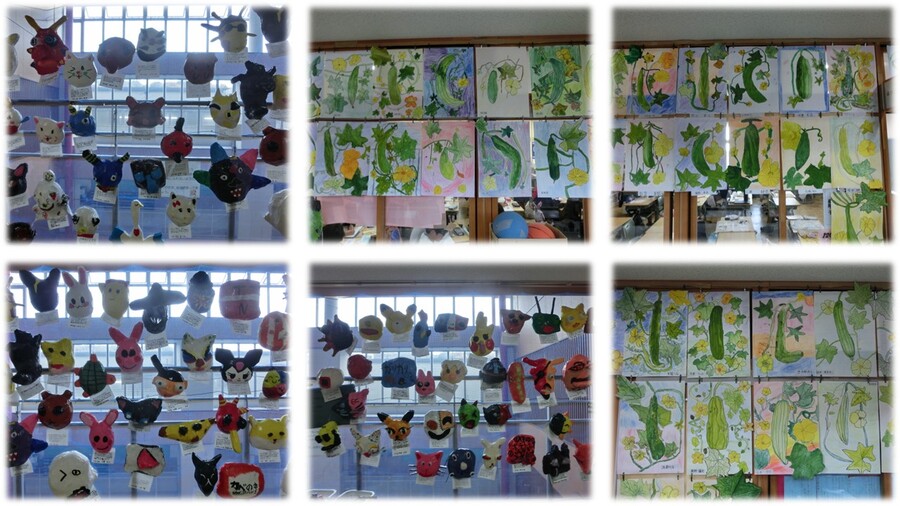 4年生の図工の作品