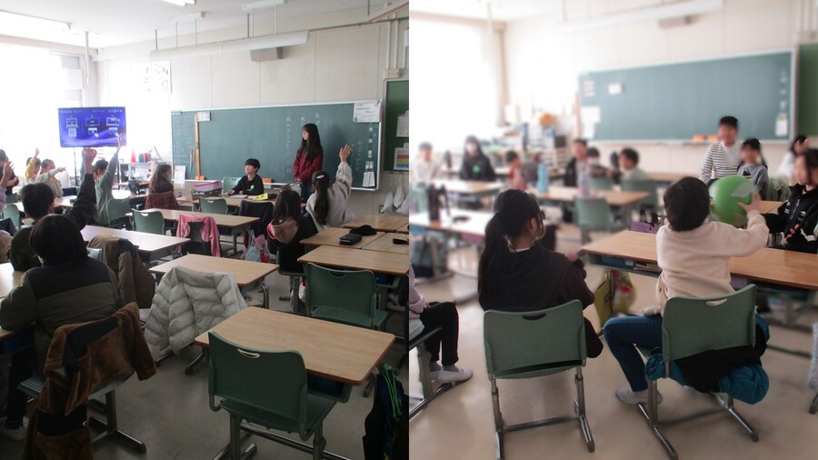 すみれタイムの様子