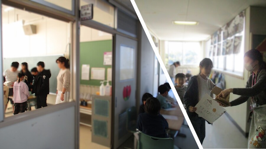 準備の様子　レイアウト