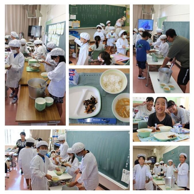 2学期最初の給食