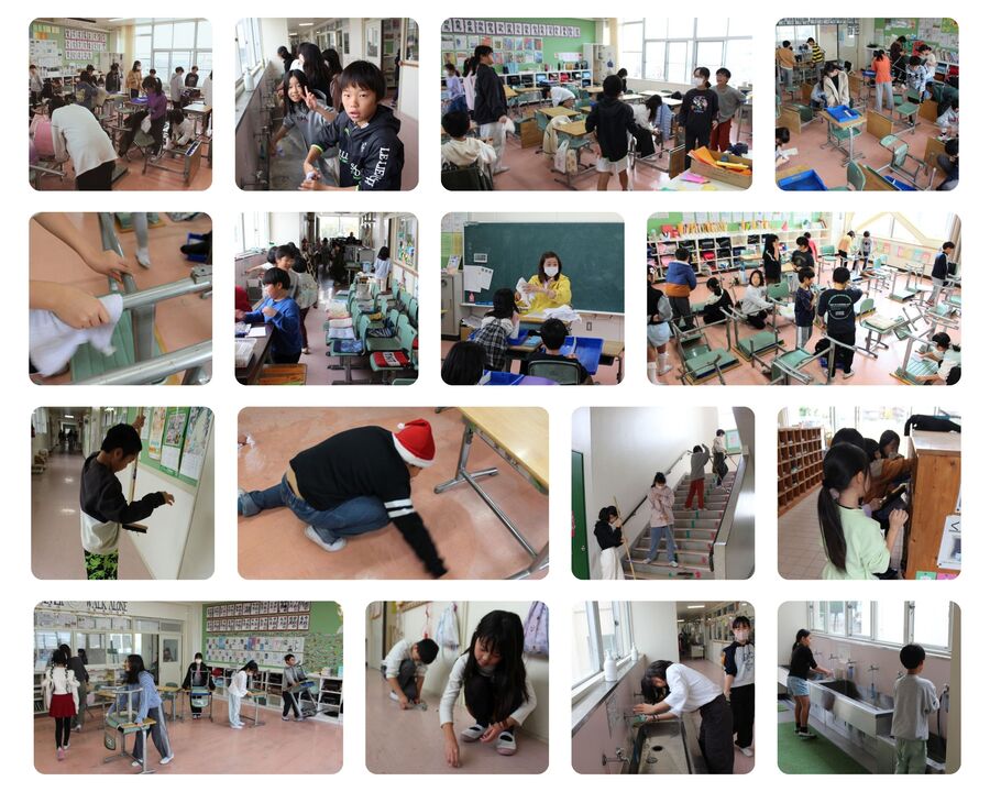 大そうじの様子