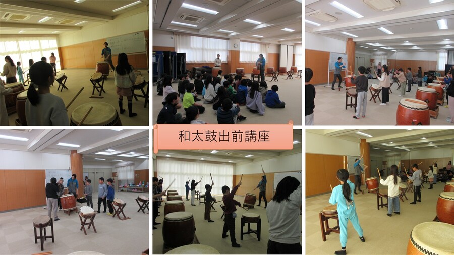 和太鼓授業の様子