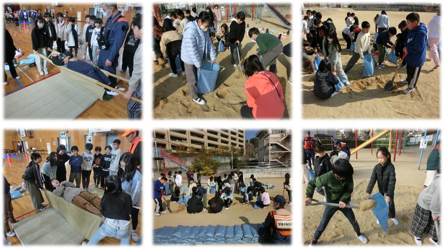 地域連携防災訓練の様子