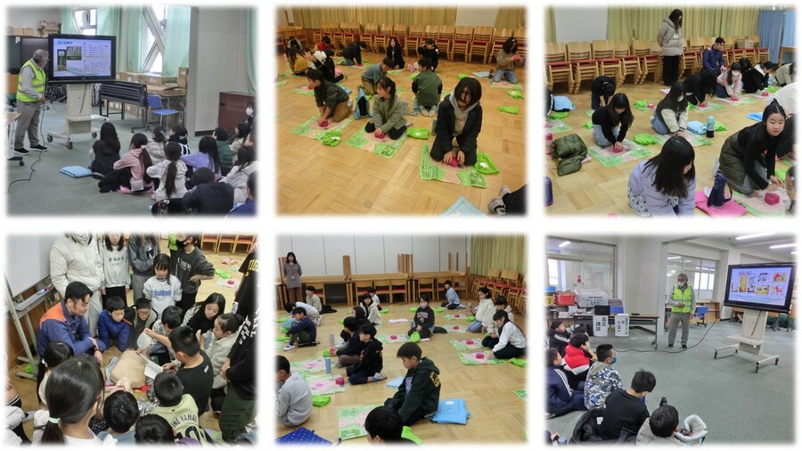 地域連携防災訓練の様子