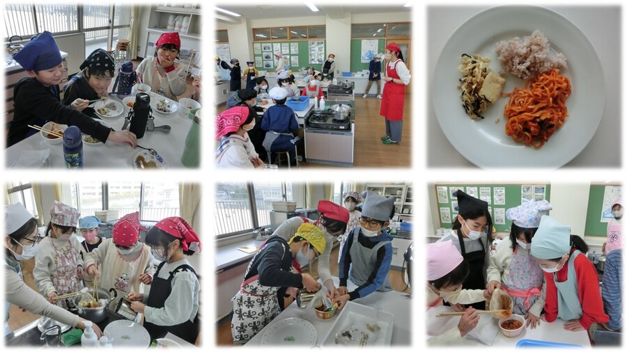 食育出前授業の様子