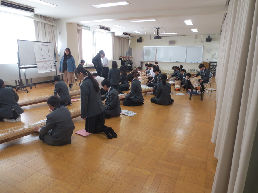 お琴教室の様子