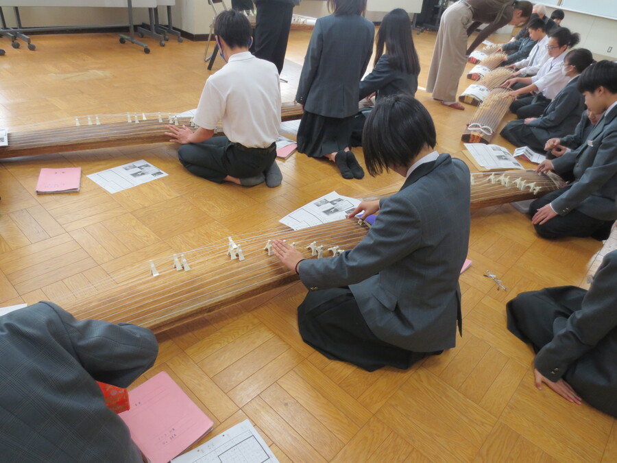 お琴教室の様子