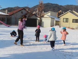 雪あそび