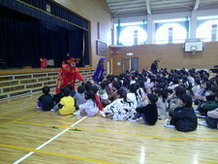 ワン変面ショー写真