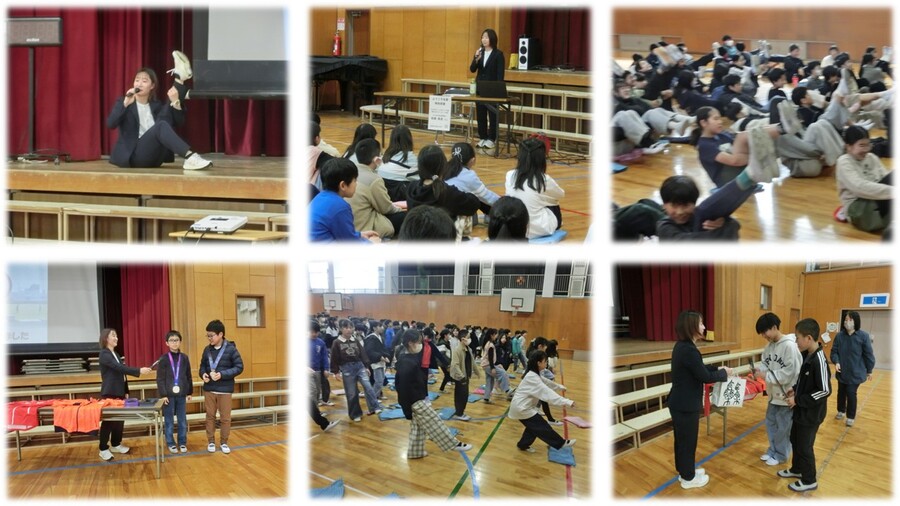 板橋美波さんの特別授業の様子