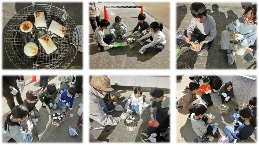 七輪体験の様子