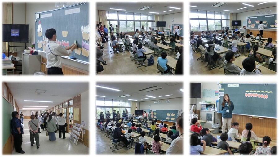 1年生の授業参観の様子