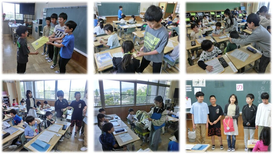 6年生から1年生へのプレゼント